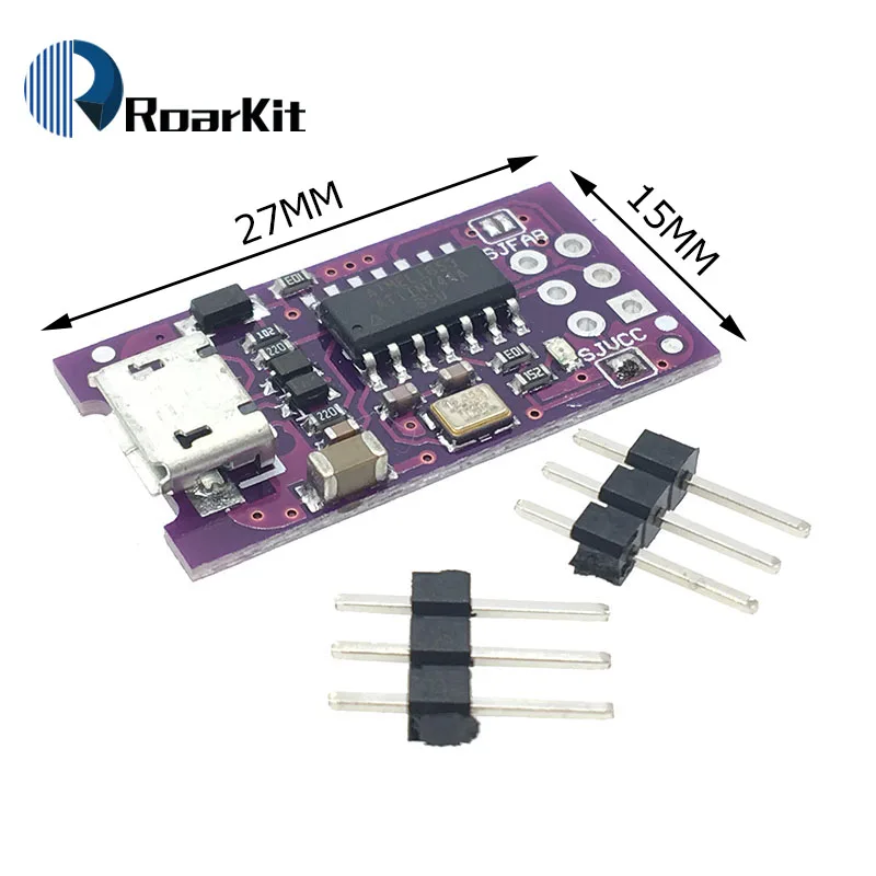 Микро usb 5 в крошечная AVR ISP ATtiny44 ATTiny45 ATTiny85 USBTinyISP программатор модуль для Arduino IDE