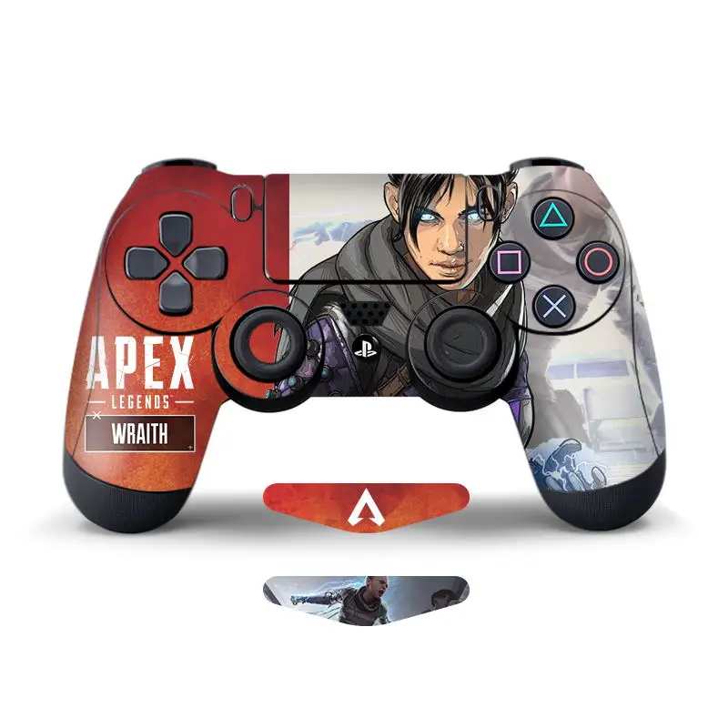 H Данные лягушки наклейки на геймпады для ApexLegends джойстик скины для sony Playstation 4 контроллер для PS4 Slim Pro наклейки аксессуары - Цвет: H