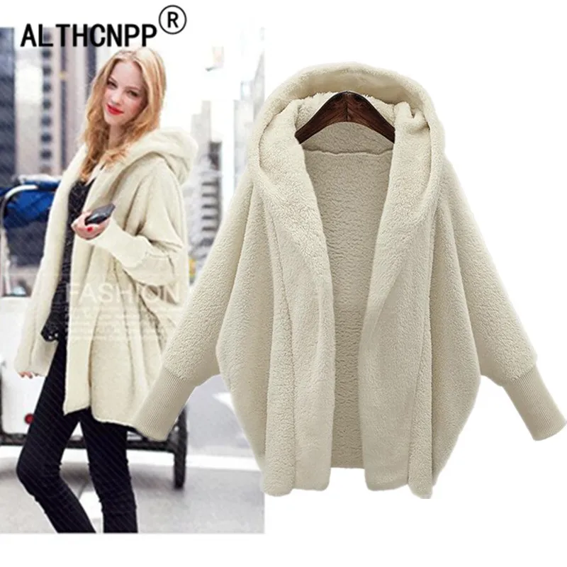 

Winter Jacket Women Loose Harajuku Coat Women Jacket Plush Warm Outerwear Parka Mujer Chaqueta Mujer Casaco Feminino