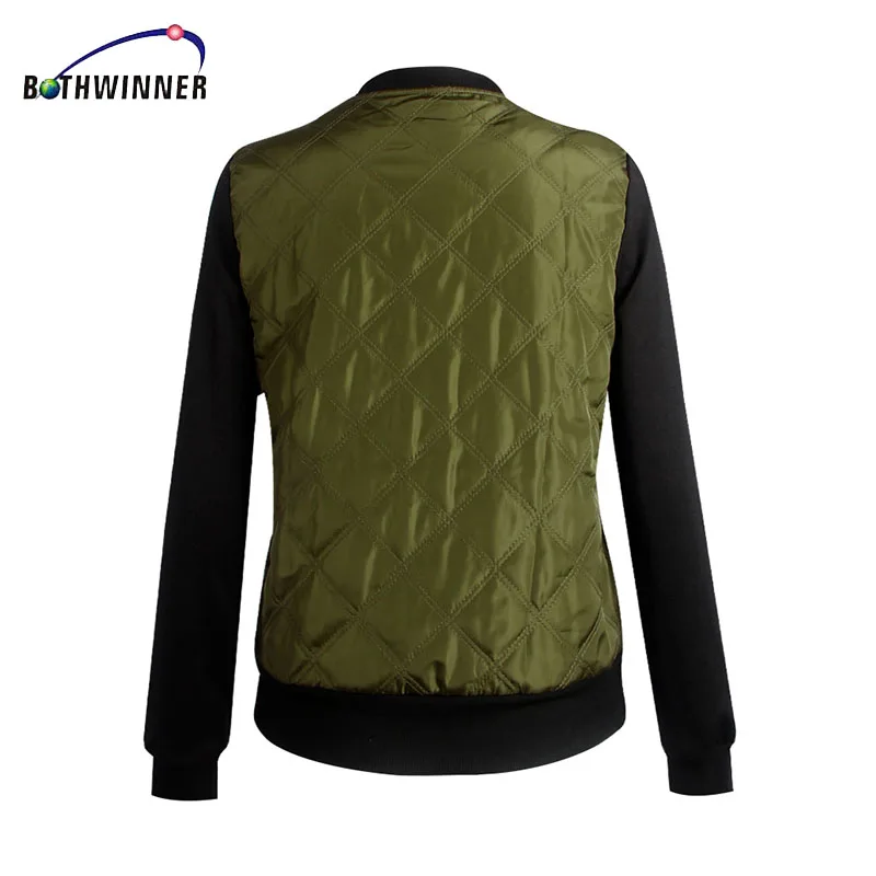 Bothwinner зимняя парка армейский зеленый Бомбер куртка Женское пальто крутой