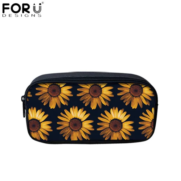 FORUDESIGNS/You are my Sunshine дизайн школьные сумки с принтом в виде подсолнухов 3 шт./компл. школьные сумки для детей девочки книжная сумка для отдыха сумки - Цвет: HXA609K