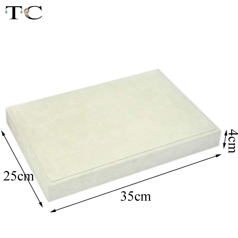 Ювелирные изделия Дисплей Браслет стенты браслет держатель стенд бежевый бархат