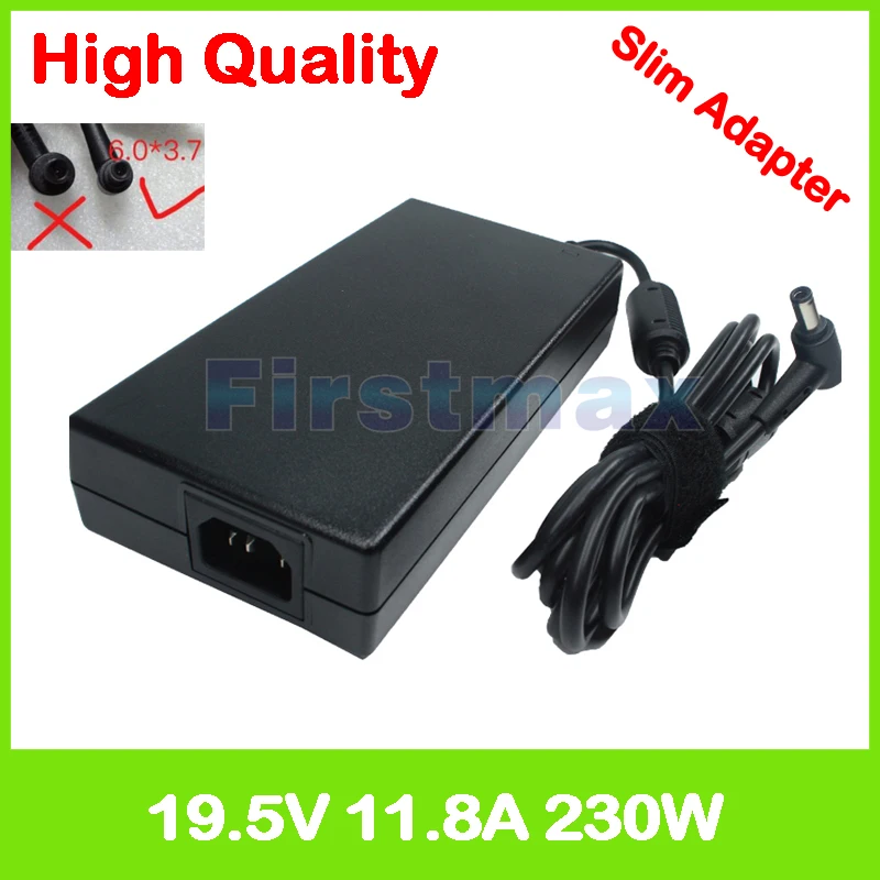 

Slim 19.5V 11.8A AC adapter laptop charger for Asus ROG Strix GL503VS GL702VSK GL702ZC GL703GM
