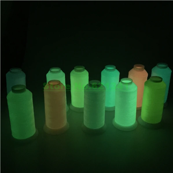 Glow In Dark Luminous Machine Sewing &amp Embroidery Thread Yarn 3000yard /Spool 13 Colors By Choice Free shipping | Дом и сад