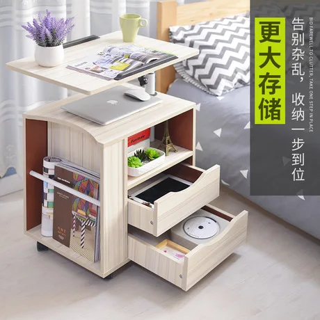 Ночные столики мебель для спальни дома деревянные передвижные ночные с