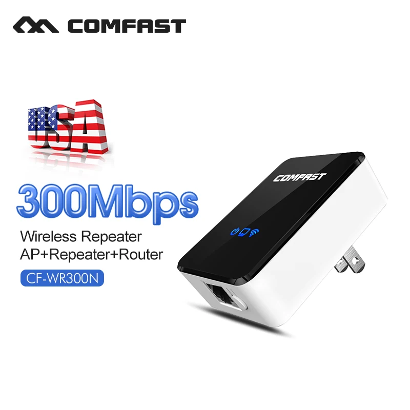 wifi repeater 300mbps wireless home router n 802.11n b g range extender COMFAST CF-WR300N | Компьютеры и офис