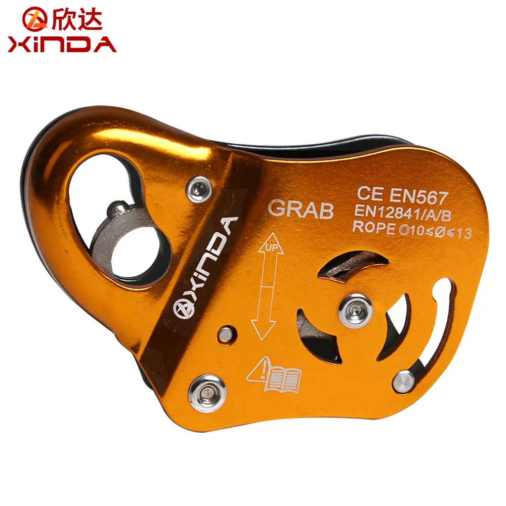 XINDA Brand Rock Climb Asending & Descending Safety Equipment Removable Rope Gripper Automatic Lock Anti Fall Protctive Gear | Спорт и