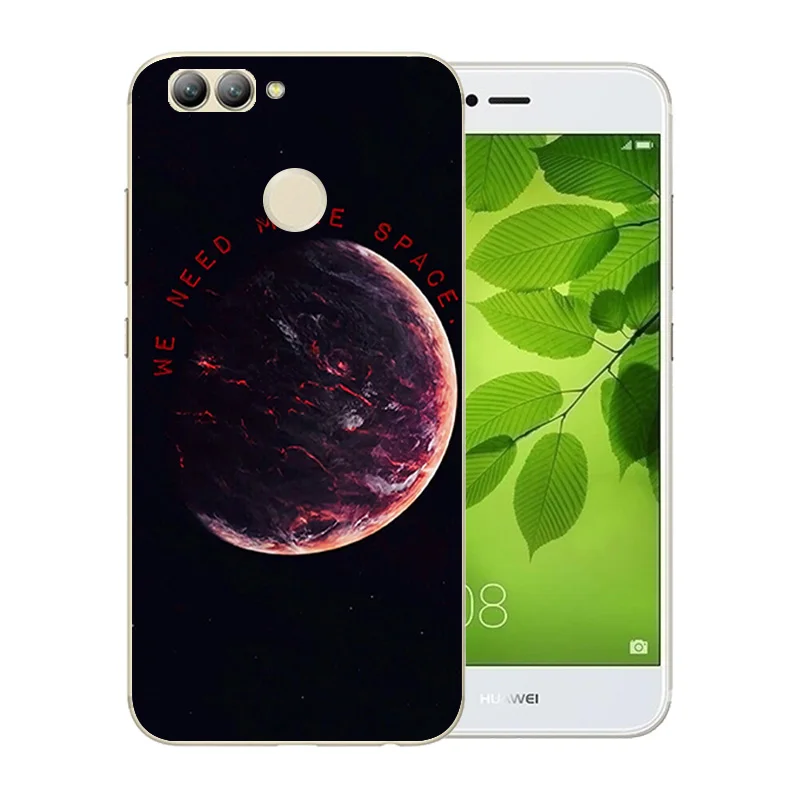 Чехлы для телефонов 5 0 дюйма Huawei Nova 2 Space World силиконовая Мягкая задняя крышка из
