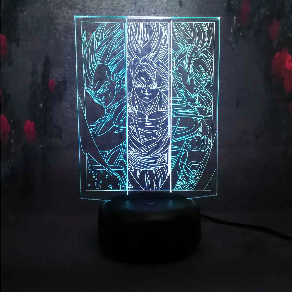 Новый Онлайн 3D лампа смешанного цвета LED сенсорный RC пульт дистанционного