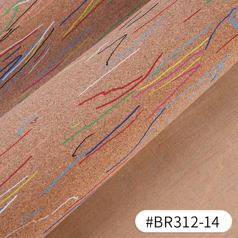 14 Meetee 90x140 см 0,5 мм чистая натуральная пробковая кожа ткань под дерево мягкий материал для фона обувь декоративная сумочка ремесла - Цвет: 14