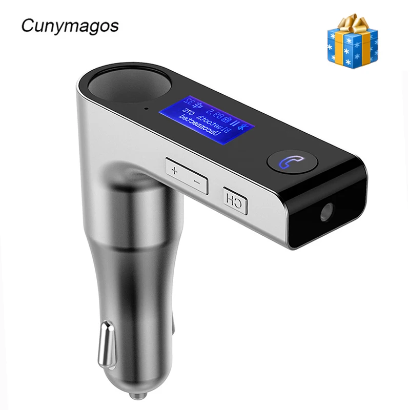 Беспроводной автомобильный fm-передатчик Bluetooth Hands free FM модулятор прикуривателя