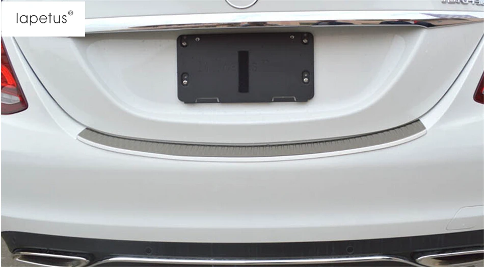 Аксессуары Lapetus для Mercedes Benz C CLASS W205 2014 2020 Накладка на порог заднего бампера