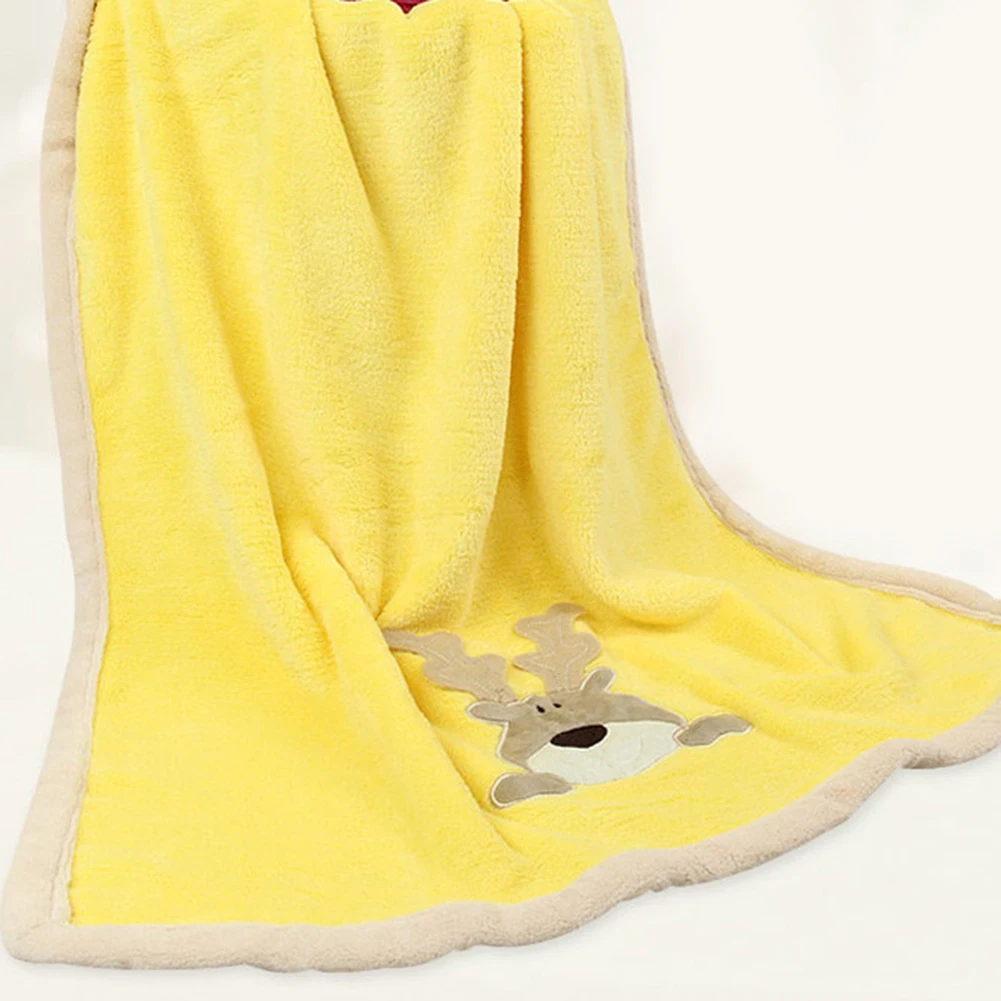 

Popular Baby Newborn Soft Plush Blanket Crib Basket Girl Boy Infant Rug Warm Cartoon