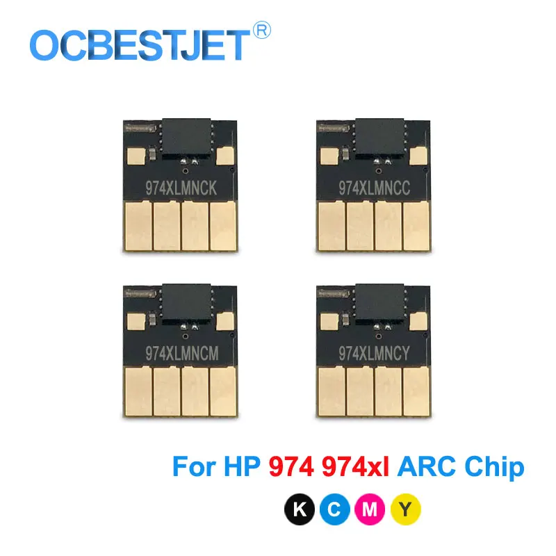 Chip para hp Chip para Chip de hp 552dw para hp Pagewide 352dw 377dw 452dn 452dw 477dn 477dw Chip Permanente 974xl Arc 974 Pro