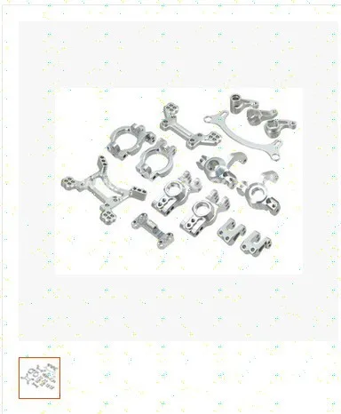 Алюминиевый металлический обновленный комплект AXIAL EXO AX90024 AX90015 B серебристый |