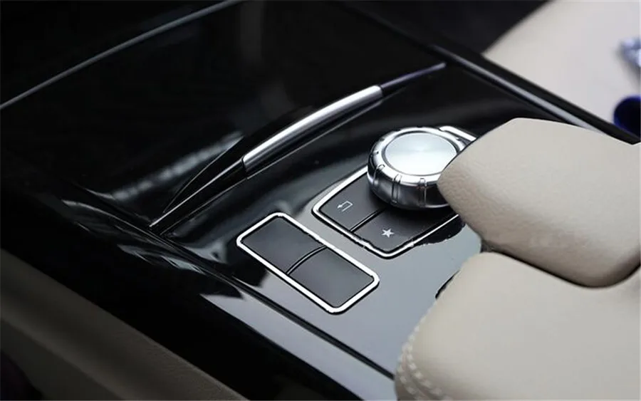 Автомобильная накладка на центральный пульт ES наклейка рамку для Mercedes Benz E Class W212