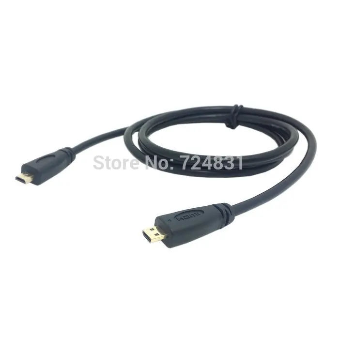 Jimier 1M Micro HDMI-совместимый штекер к Тип D-Штекер D кабель для MOTO HTC DC DV | Компьютеры и