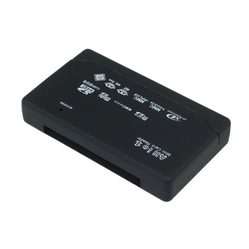 Мини USB 2 0 кард ридер для SD XD MMC MS CF SDHC TF Micro M2 адаптер черные аксессуары компьютера