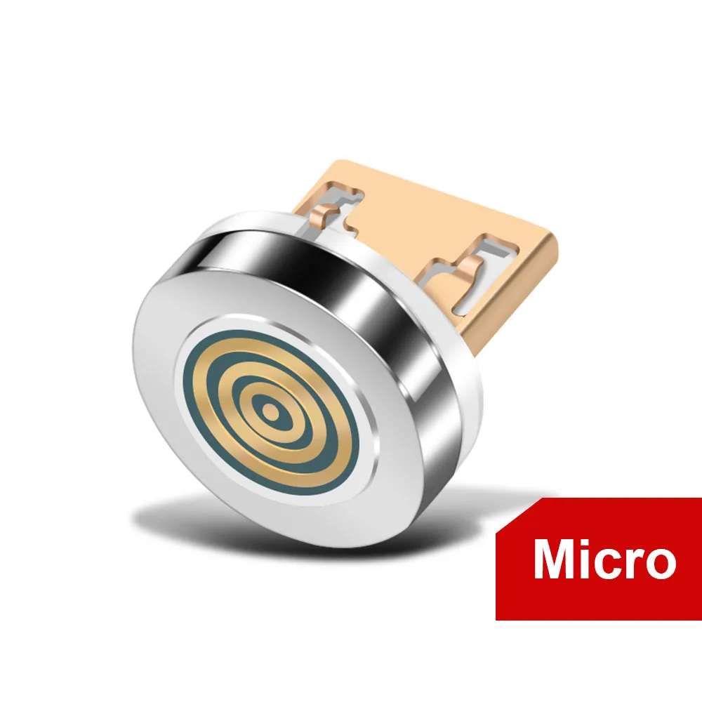 Micro usb Plug OLAF 2 M 3A Магнитный кабель для быстрой зарядки 3,0 Micro USB зарядное устройство Тип C Быстрая зарядка для iPhone 7 XS samsung S8 магнитные Кабели для телефонов - Цвет: Micro usb Plug