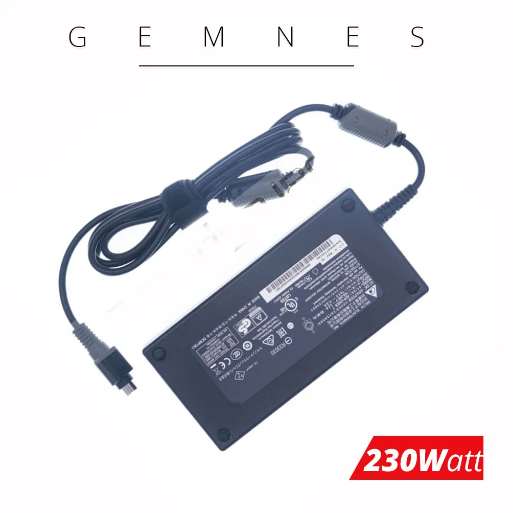 

Original Delta / Chicony 230W AC Power Adapter for MSI GT72 GT72VR ASUS ROG G751 G751JY Laptop Charger ADP-230EB T / A12-230P1A