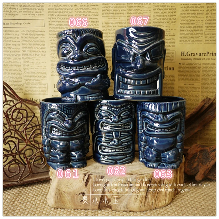 5 стилей коллекция предметы мебели для бара ограниченная серия чашка маори Тики