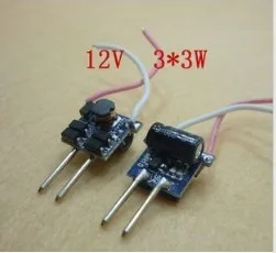 Светодиодный драйвер mr16 10 шт. 3x3w светодиодный постоянного тока для MR16 фонарик