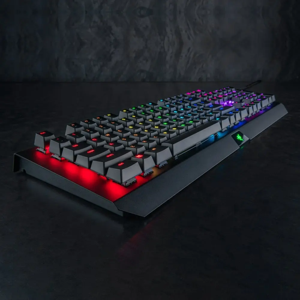 Razer BlackWidow X Chroma Gaming Keyboard 104 клавиш RGB Подсветка razer зеленый коммутаторы