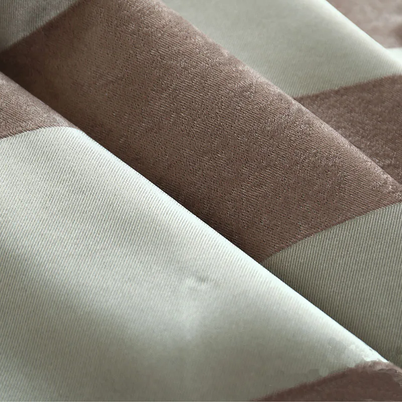 Полосатые шторы в европейском стиле эргономичные для гостиной спальни занавески