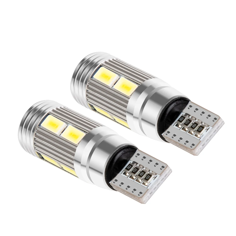 2 шт. автомобильный Стайлинг авто светодиодный T10 194 W5W 10 SMD 5630 Светодиодный