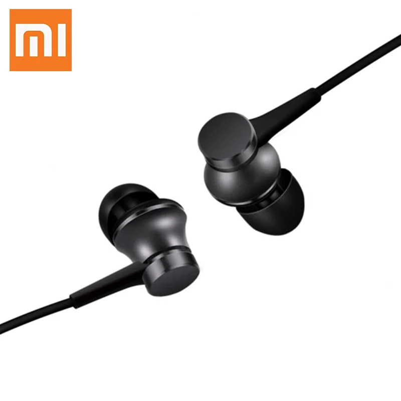 Xiaomi mi поршневые наушники Basic с crophone Handsfree Wire control In-Earphone шумоподавляющие для