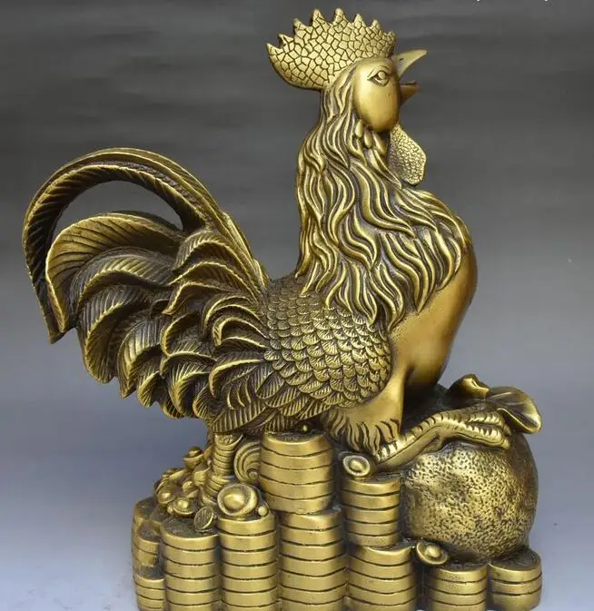 11 &quotКитайский Белоснежный мрамор из бронзовая фигурка для привлечения