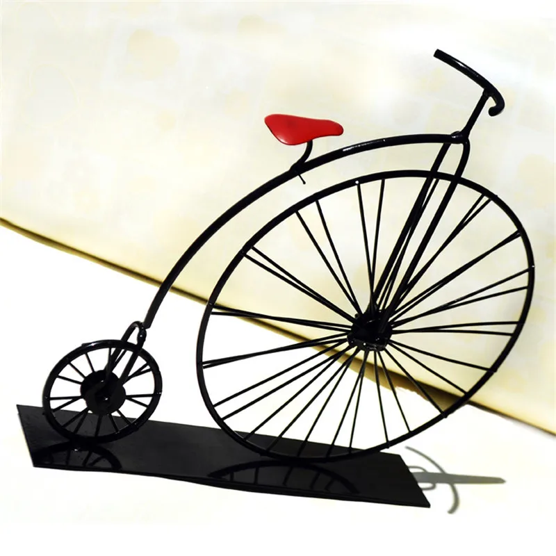 Ретро модель велосипеда металл ручная работа Heimtextilien винтажная фигурка Fahrrad