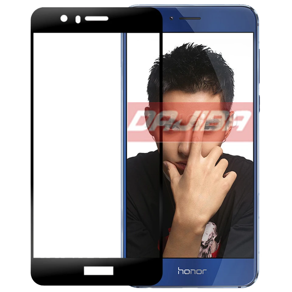 9H 3D изогнутый край Полное покрытие для Huawei Honor 8 Lite закаленное стекло Защита