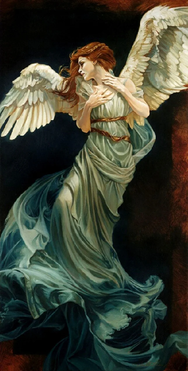 Настенные 3D-обои для комнат рисунки с изображением европейских ангелов красивых