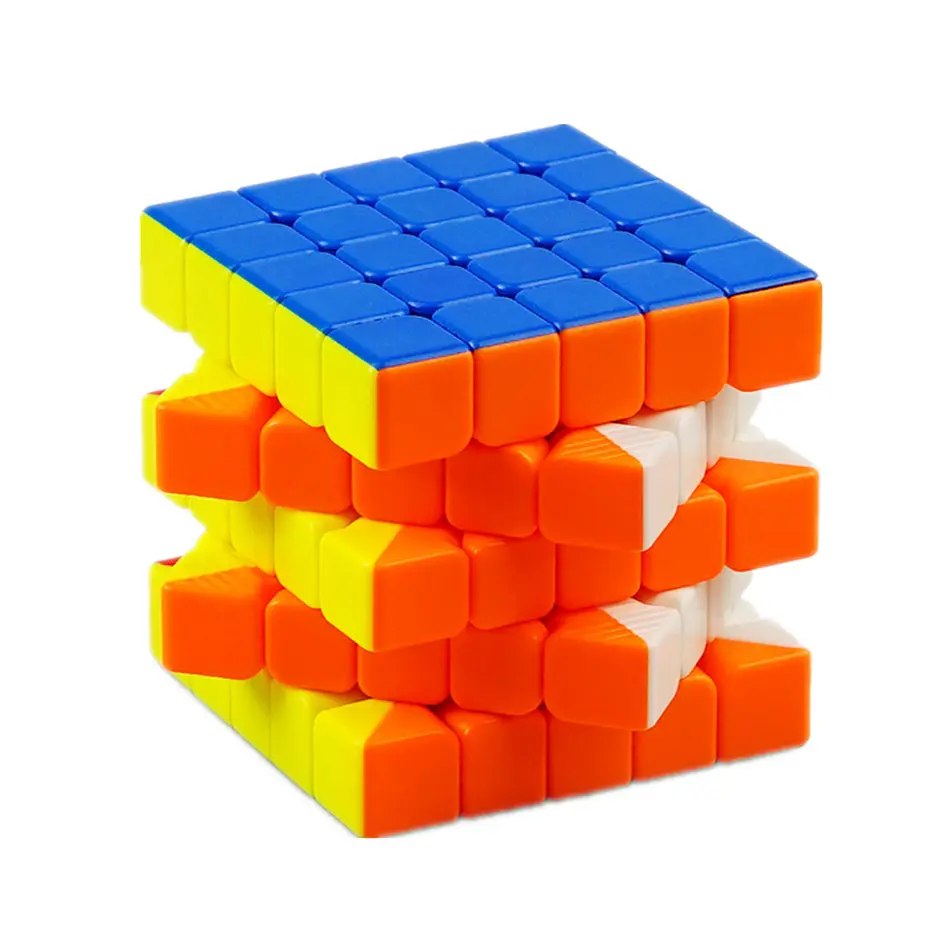 YJ 5x5 кубик рубика Cube 5 м 5x5X5 Магнитный Куб слоев скорость магический куб Mgnetic Stickerless