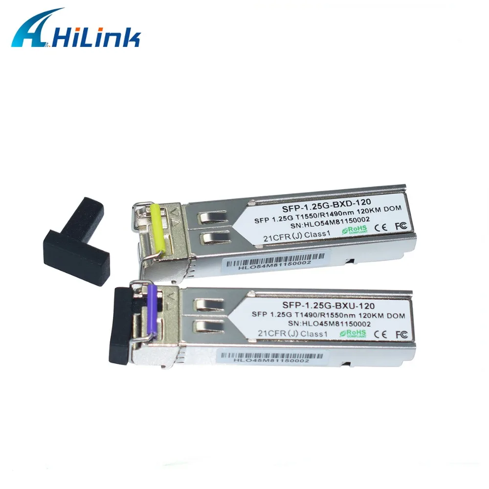 2 пары/Лот 1 25G WDM/BiDi SFP 120km оптический трансивер LC модуль DFB + контактные