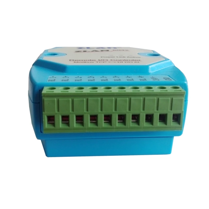 ZLAN6042 сетевой пульт Ethernet RJ45 порт IO контроллер Modbus TCP/RTU 4 канала A/D Модуль - Фото №1