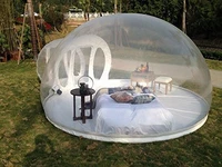 transparent outdoor camping inflatable clear bubble tent