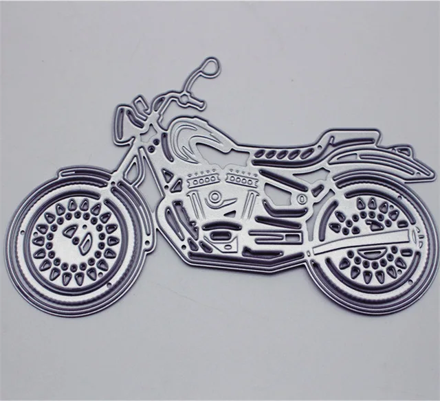 PANFELOU металлическое ремесло Изящные мотоциклетные бумажные высекальные штампы