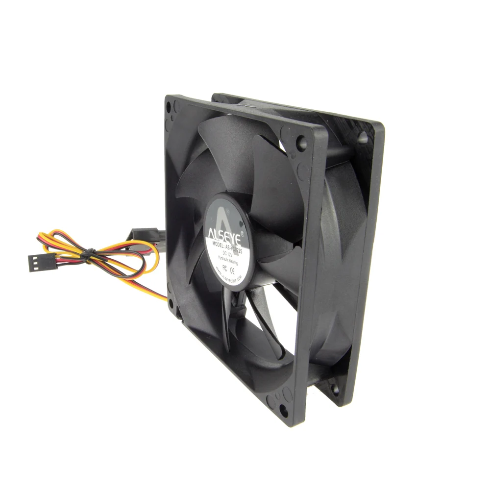 Вентилятор охлаждения ALSEYE 9225 5 шт./лот 12 в пост. Тока 90 мм 1800 об/мин гидравлический