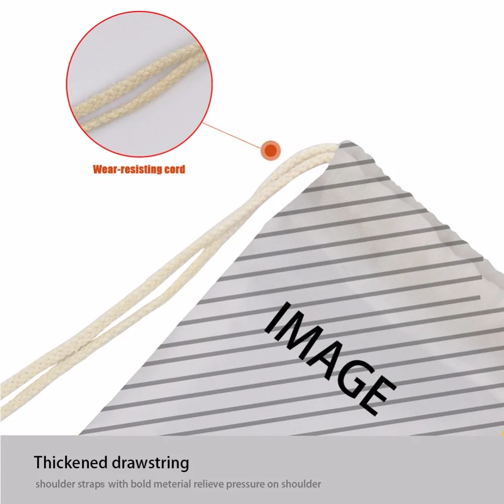 INSTANTARTS женская спортивная сумка на шнурке художественный терьер с принтом собаки