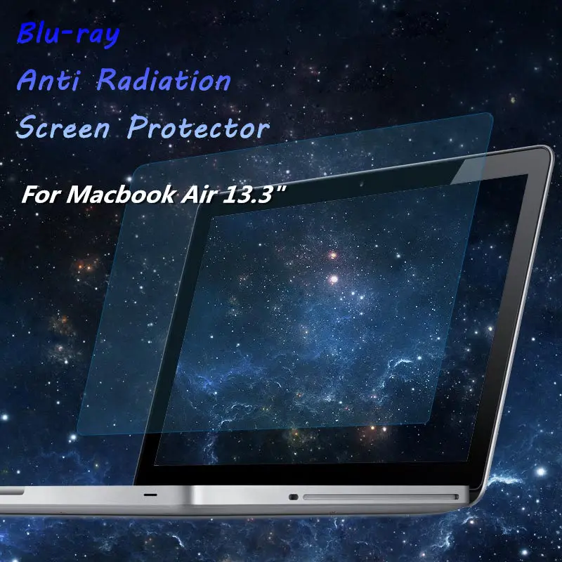 С жесткой коробкой анти синий светильник Защитная пленка для экрана Macbook Air 13 Mac book