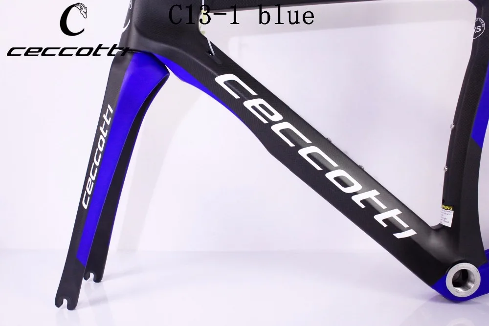 Полное углеродное волокно T1000 дорожный велосипед C13-1 синий глянцевая/матовая