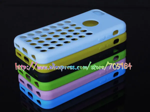 Полые Отверстия Круг вырез 1:1 Красочные Конфеты Желе ТПУ Гель силиконовая Резина