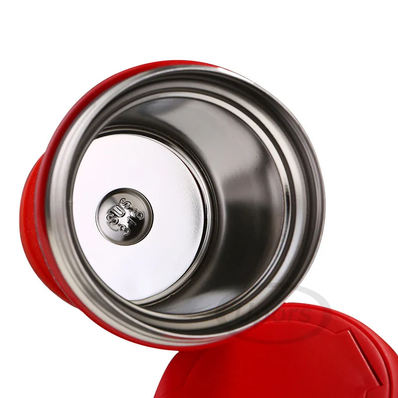 UPORS 350 мл пищевой термос со складной ложкой из нержавеющей стали 304 портативный