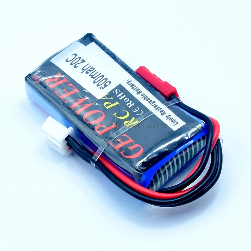 7 4 В 2 с 500 мАч 20C LiPO батарея JST разъем для мини-размера FPV Drone RC модель самолета