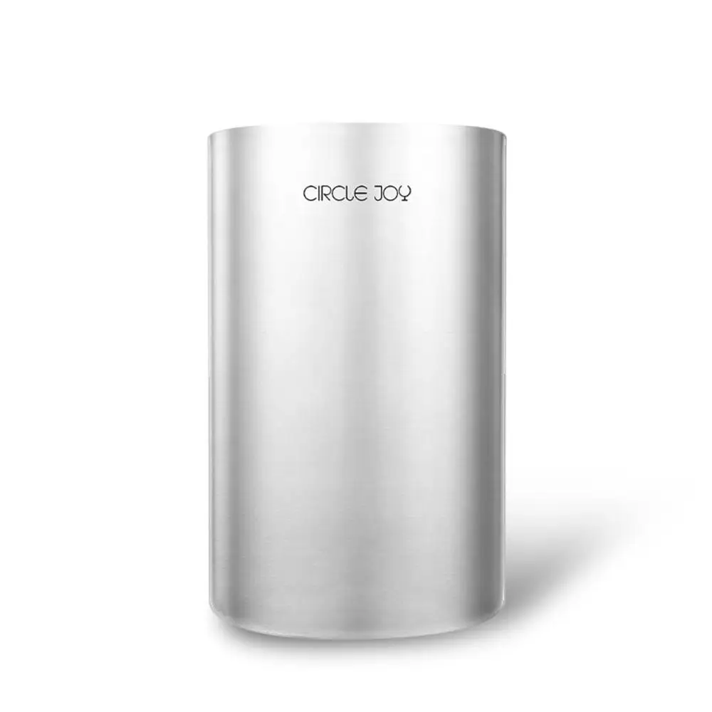 Silver Новое поступление XIAOMI Circle Joy из нержавеющей стали двойное ведро для льда эффективная изоляция мини ведро для льда для вина соковыжималка - Color: Silver