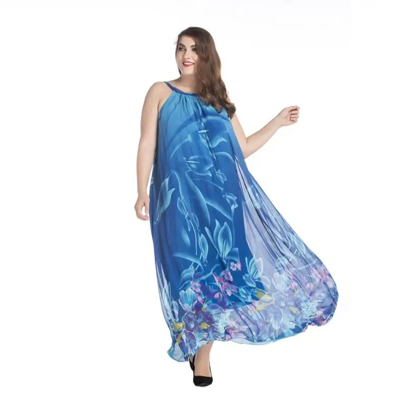 M-7XL Women Clothes 2018 Summer Beach Dress Are Fashionable And Sexy Plus Size Bohemian | Женская одежда