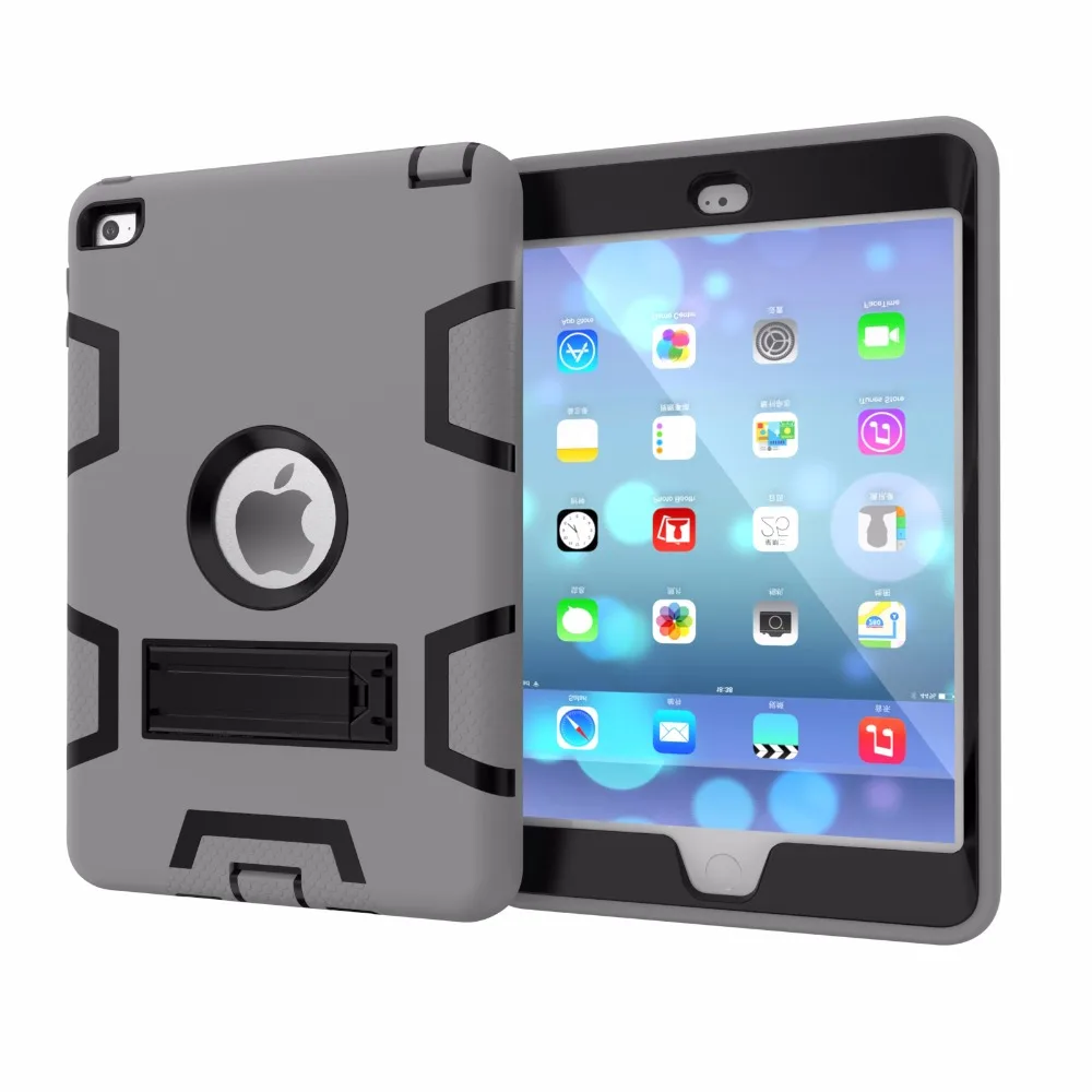 Чехол-Броня с двойным Цвет ударопрочный чехол-подставка для Apple Ipad mini 4 IPad mini 5 7,9 mini4 mini5 A1538 A2133 чехол Coque Funda