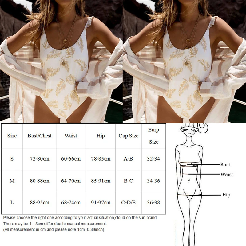 2019 летний сексуальный женский слитный купальник с принтом в виде перьев бикини